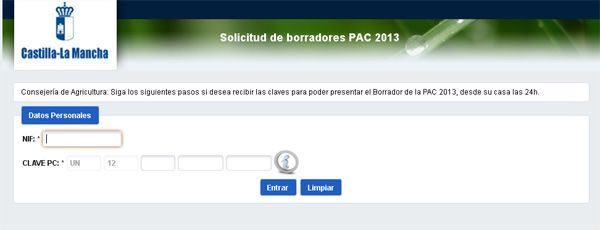La forma de solicitar el borrador de la PAC, será por medios electrónicos